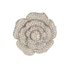 The Official Royal Crystal Rose Brooch