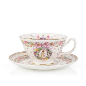 The Official Queen Elizabeth II Commemorative Teacup and Saucer