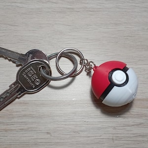 Pokeball keychain