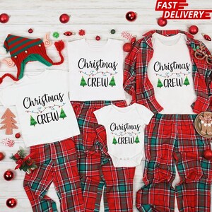 Christmas Crew 2025 Shirt, Family Christmas 2025 Shirt, Family Matching Christmas Tshirt, Christmas Party Shirt, Christmas Gift