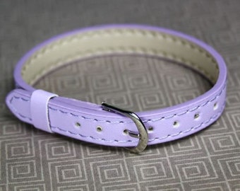 free shipping in UK - Pack of 5 Lilac Adjustable Leatheroid Bracelet Watch straps