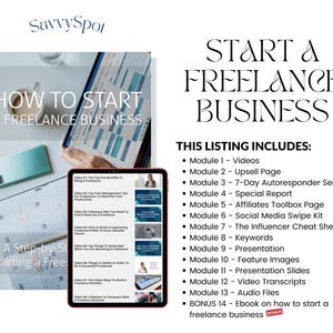 Complete Freelance Business Mastery Course with Videos & eBook | How to Start Freelance Business PDF Download