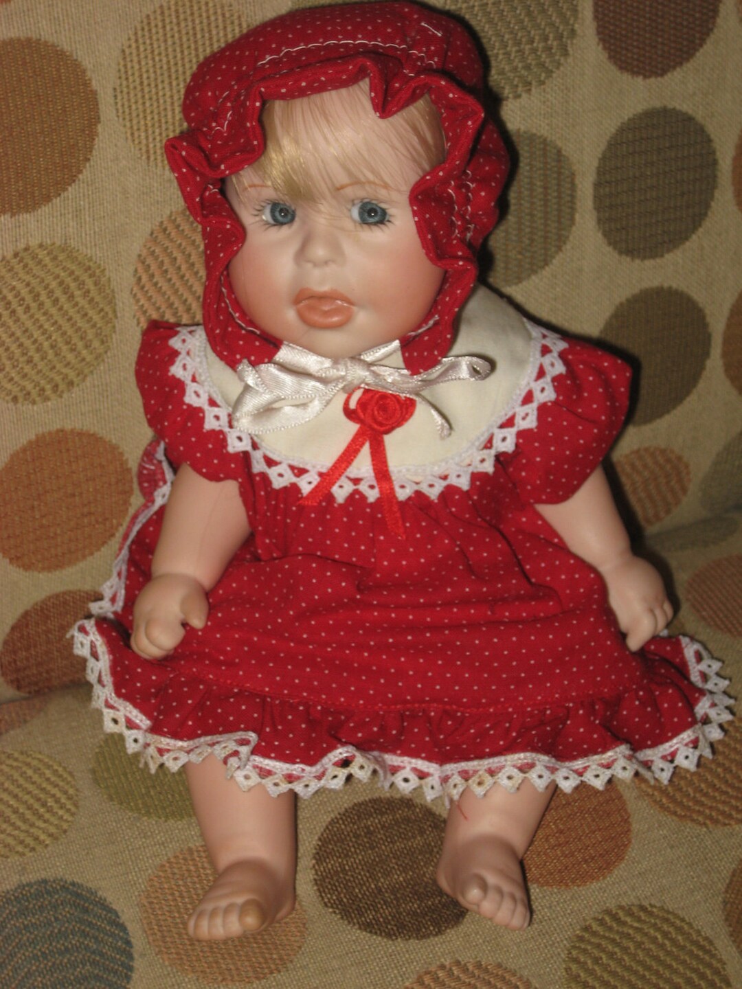ARTIST DOLL Punkinseed Porcelain Baby Doll 1987 Flirty Eyes Etsy