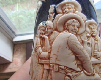 ANTIQUE GERMAN Stein No Lid