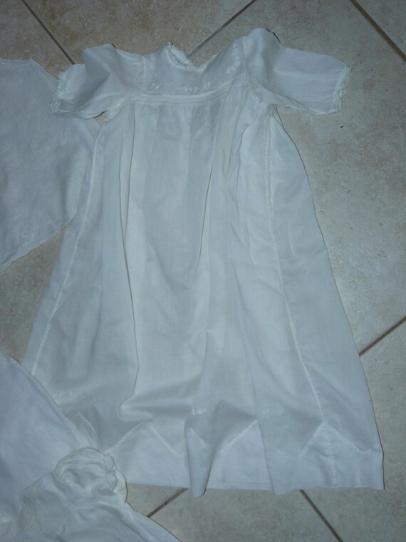 ANTIQUE Baby DOLL Dresses and Slips Christening G… - image 2