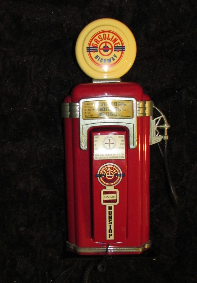 Fun Vintage GASOLINE PUMP wall Telephone with Booklet Etsy