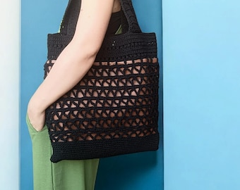 Crochet bag, summer bag, market bag, crochet shoulder bag, summer outfit, beach party outfit