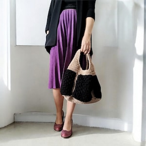 Crochet handbag