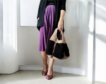 Crochet handbag