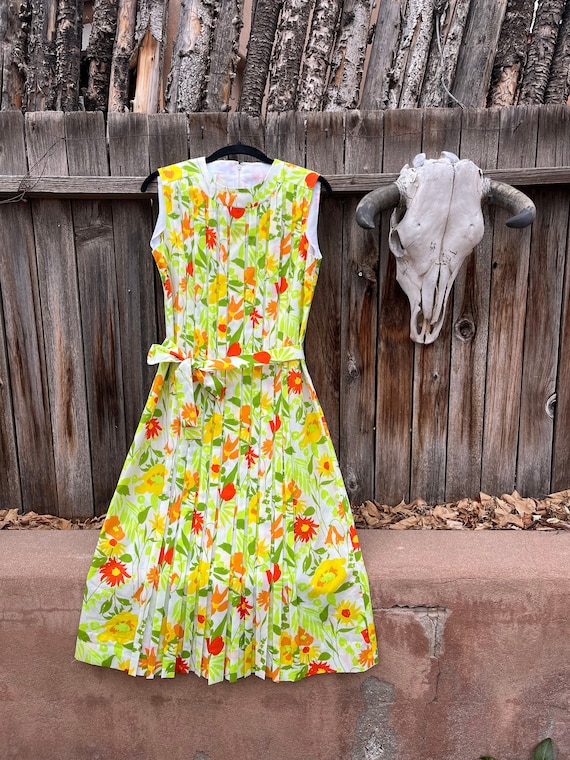 60s Vintage Spring Floral Dress by Tanner of North