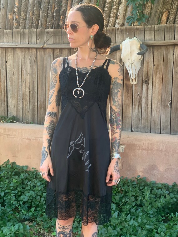 Black slip lingerie deals