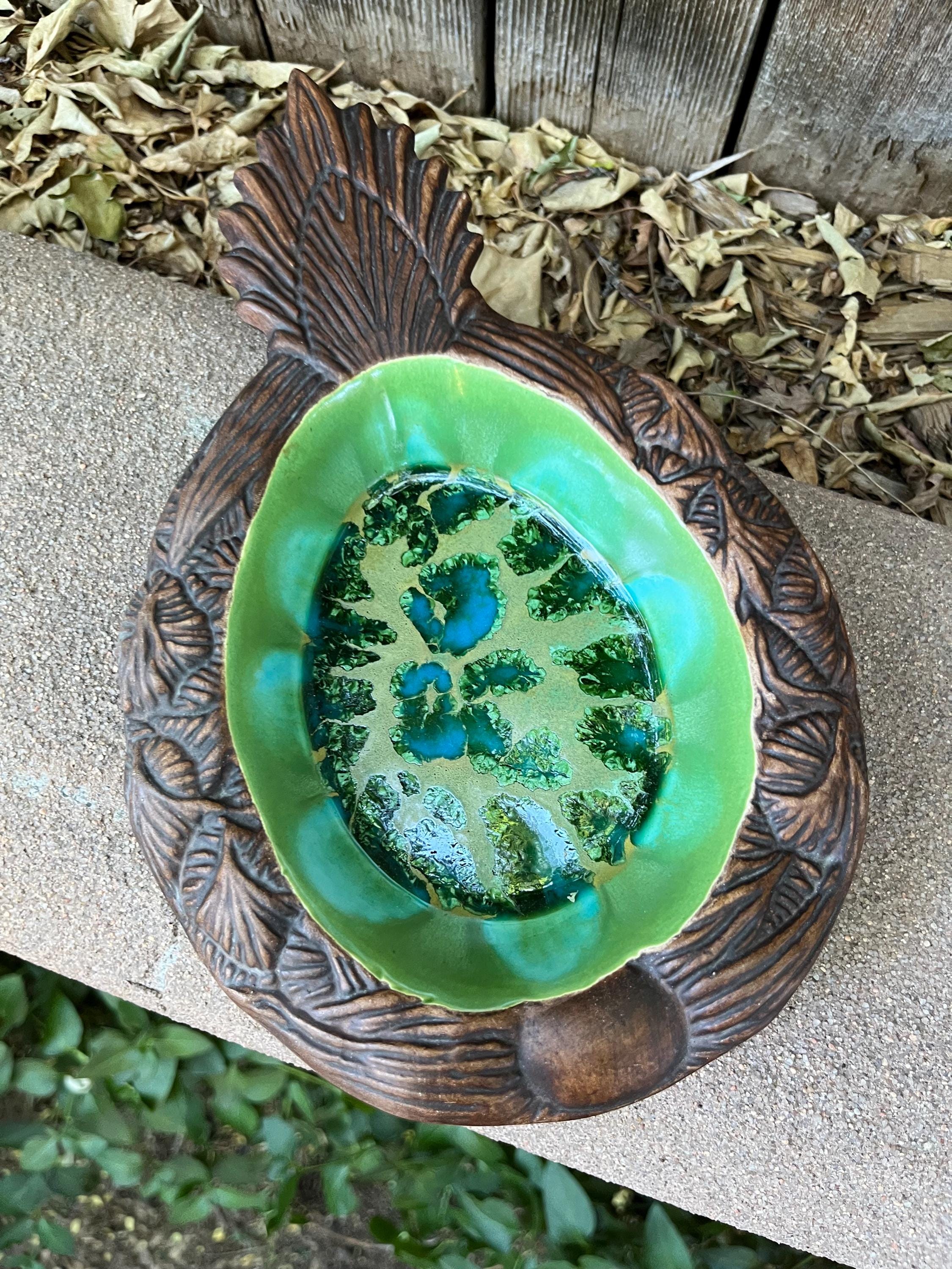 Vintage Treasure Craft of Hawaii Pineapple Candy Dish | MCM Retro