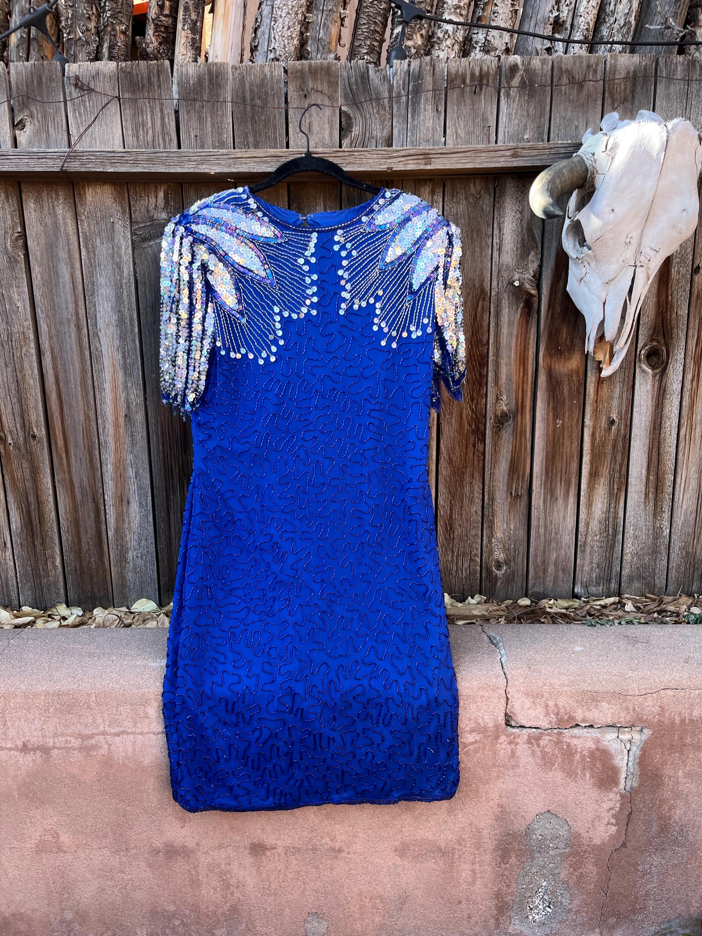 scala vintage beaded dress Scala 61404 Long Fitted Prom Formal Beaded Dress