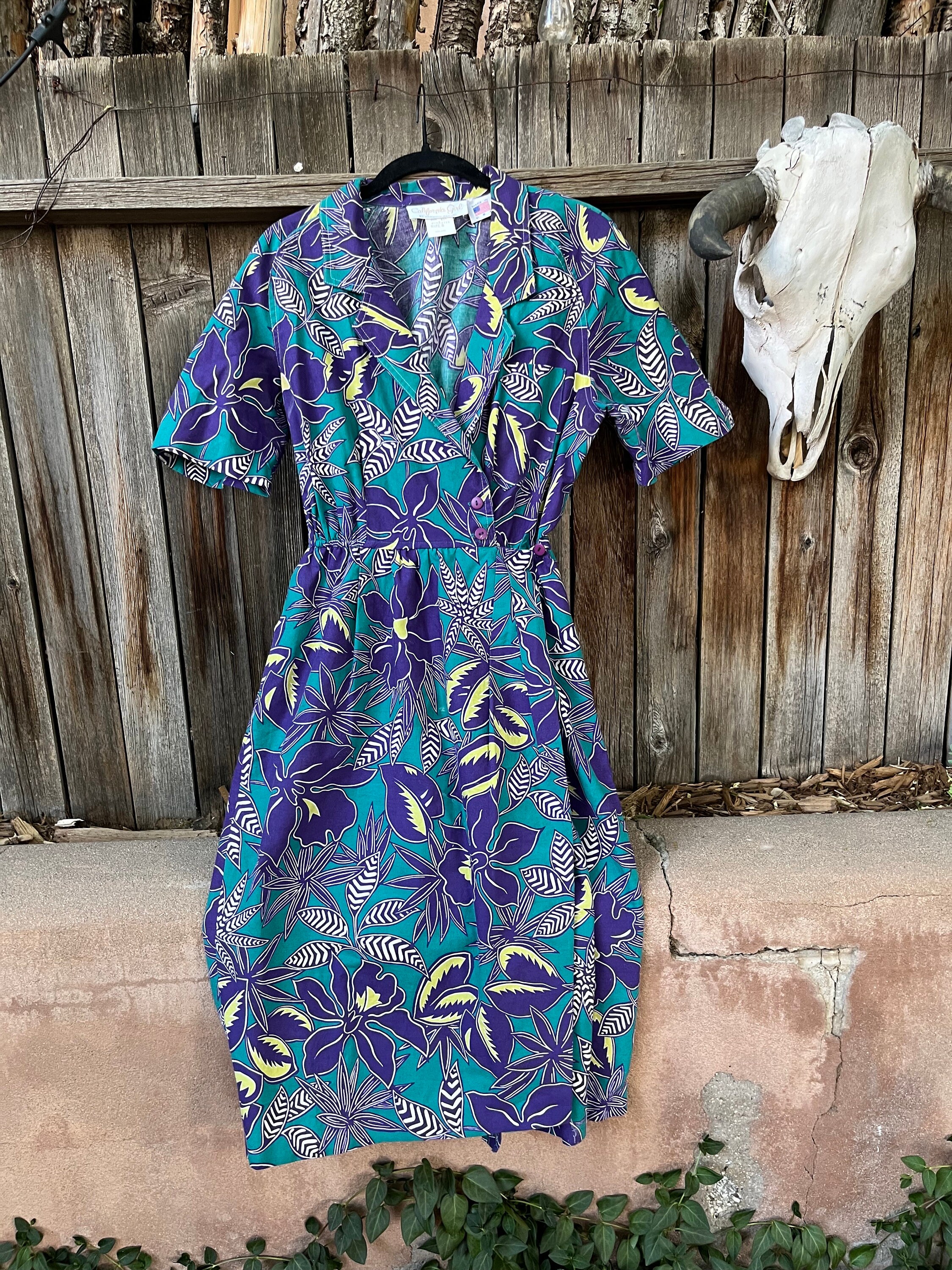 hawaiian print dress Atoll Blue Maxi with Hibiscus versatile shoulder straps Poipu Blue Maxi Hawaiian Dress
