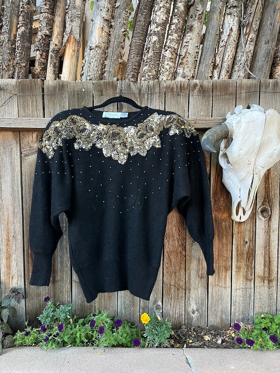 Oversized sequin sweater sale