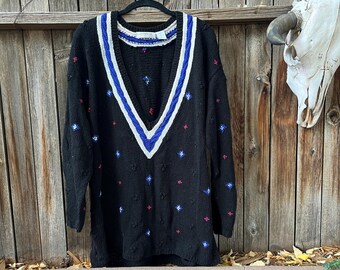 Women Fairy Off Shoulder Lace Trim Sweater Y2k Kawaii Long