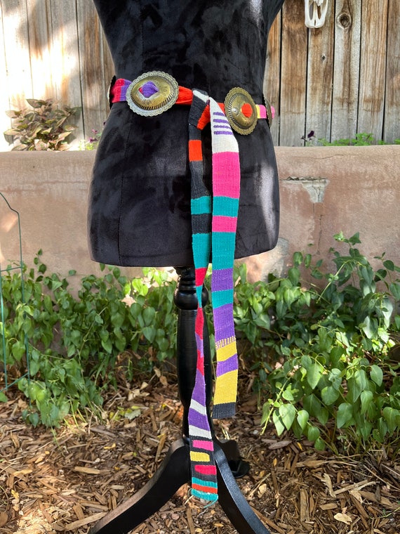 Vintage 1970s Latin American Concho Belt Southwestern… Gem