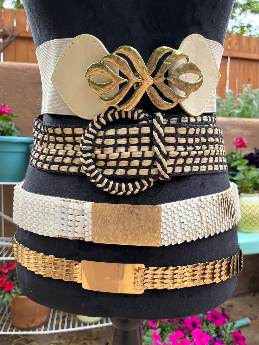 70s Rocker Belt Vintage Belts Boho and Rocker Collection Gold Disco 1970s 2000s Y2K Era ...
