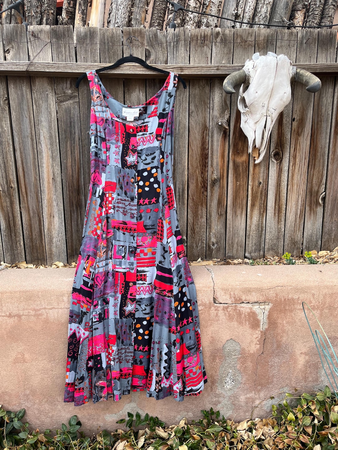 90s Vintage Teachercore Midi Dress | Jessica Ash Art Teacher Style