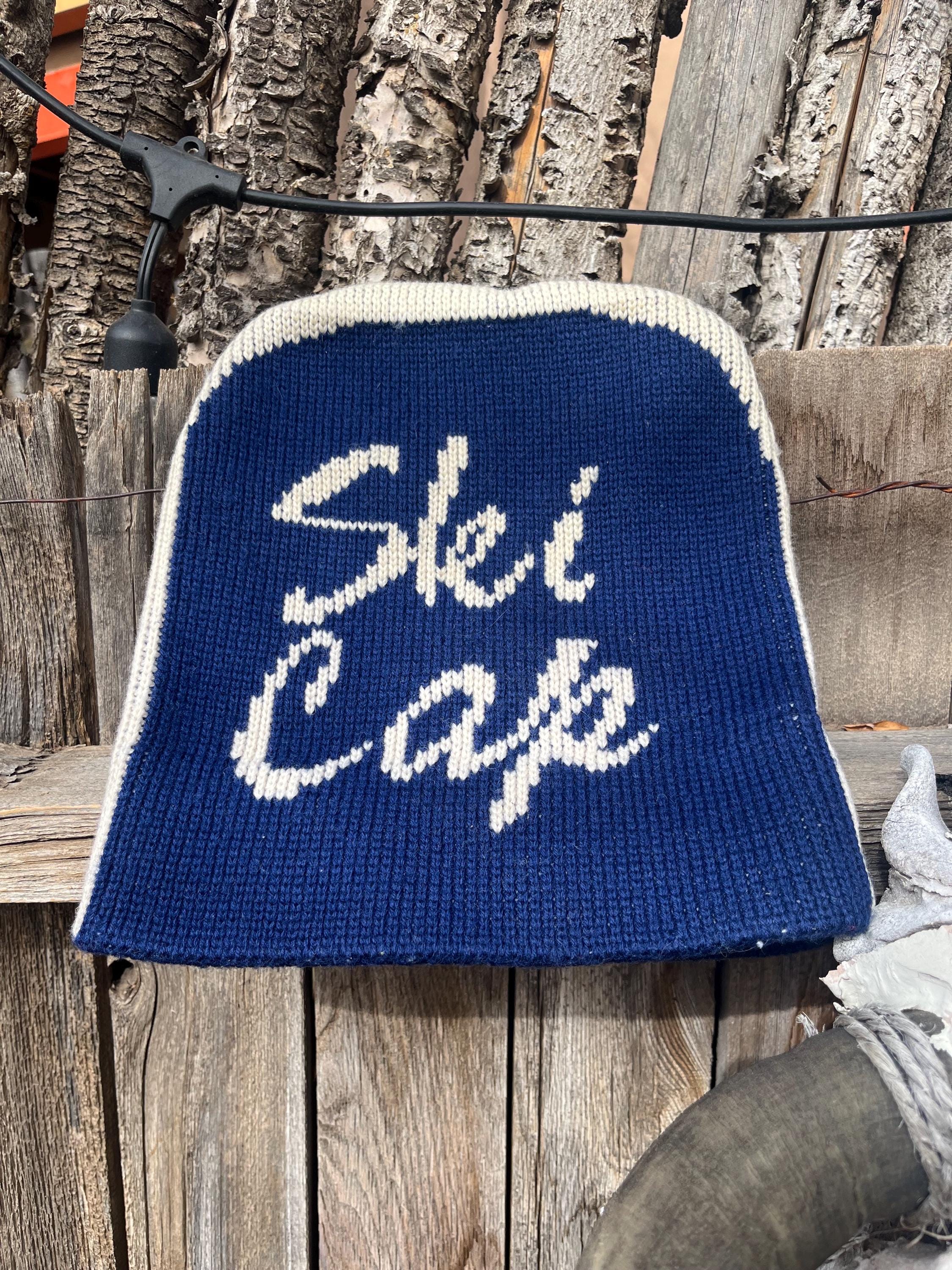 70s Vintage Wool Ski Cap by Lloyd Greenleaf for Wigwam Mills - Winter Apres Ski Hat OSFM