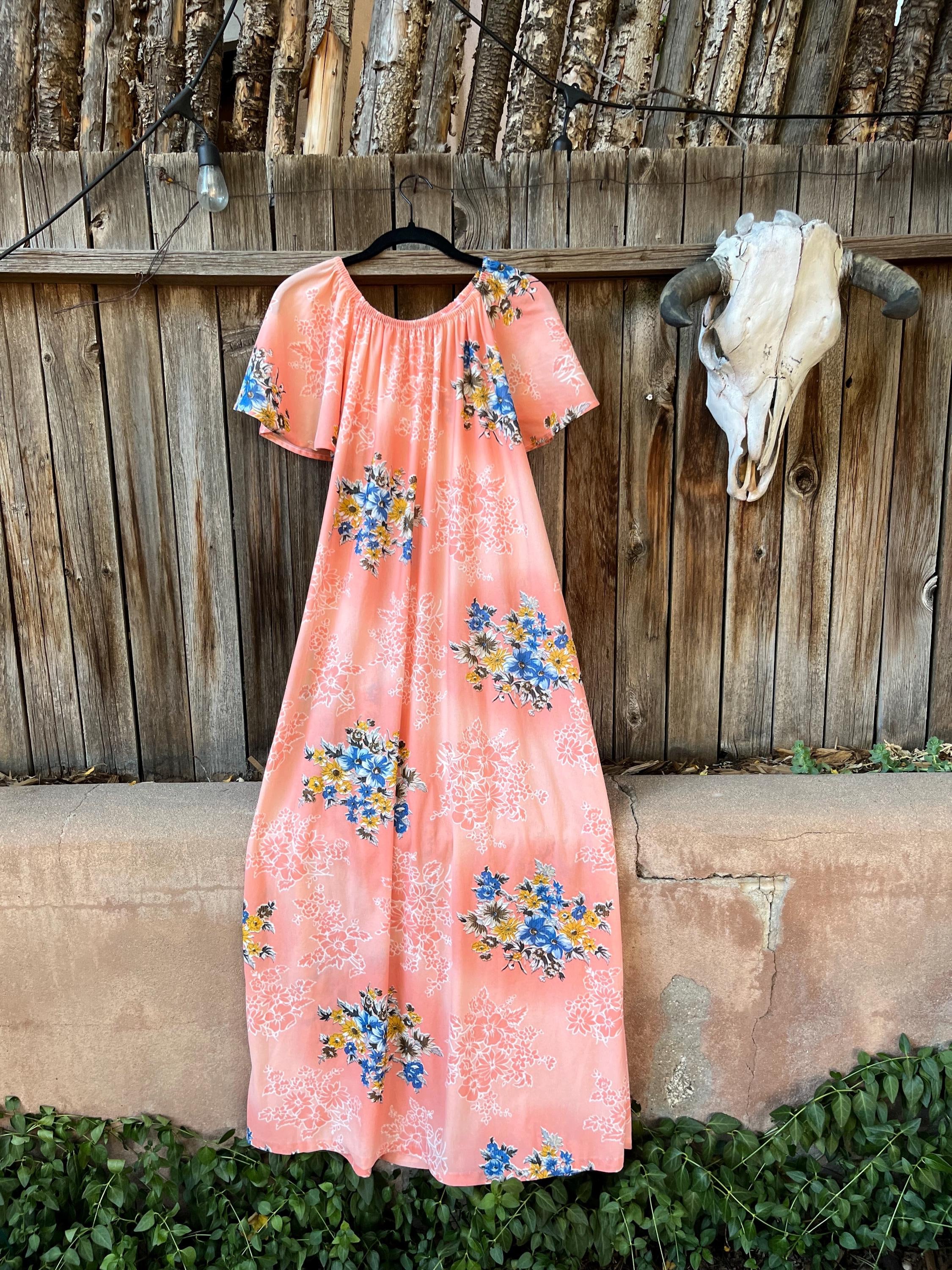 フラダンス 90s MAMO Muu Muu with Stole Shop | Fonda's Daughter
