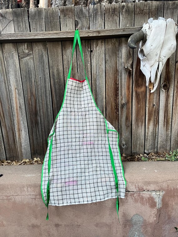 Vintage Boho Patchwork Apron | Handmade Boho Kitc… - image 7