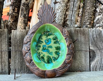 Vintage Treasure Craft of Hawaii Pineapple Candy Dish | MCM Retro