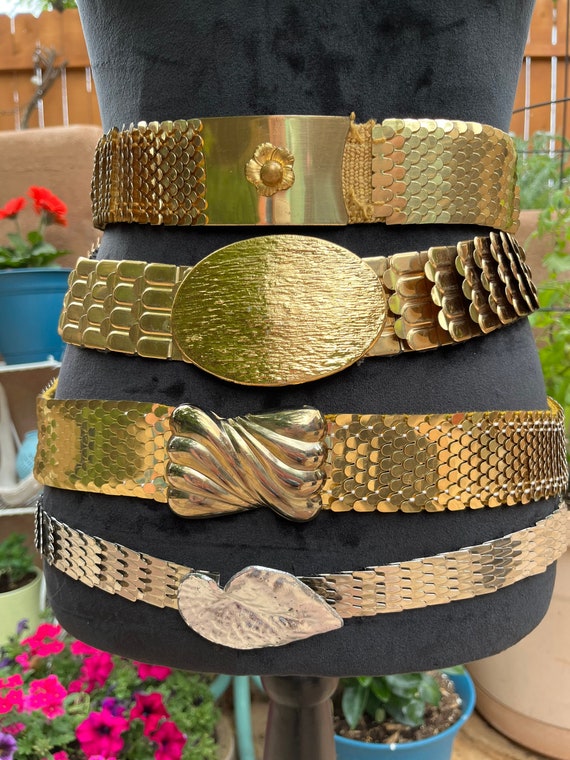 Vintage Stretchy Belts Gold Gem vintage-stretchy-belts-gold-gem