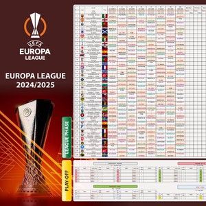 UEFA Europa League voetbal | Seizoen 2024-2025 | Competitiefase nu beschikbaar | DM knock-outfase | Digitale download | Voetbal