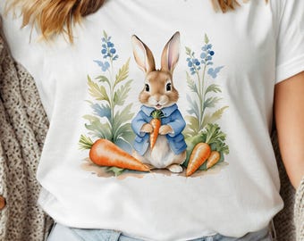 Rabbit Lover Shirt, Peter Rabbit Sweatshirt, Easter Sweater, Spring Sweatshirt, Easter Bunny Shirt, Peter Rabbit Shirt, Kindergarten Teacher