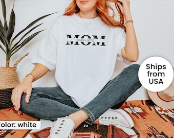 Comfort Colors Mom Tshirt, Custom Mom Shirt with Kid Names, Mother's Day Gift, New Mom Tshirt, Personalized Mom T-Shirt, Kids Names Shirt