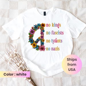 No Kings in America Shirt, Political Statement, Anti-MAGA, Protest Apparel, Resist Tee, Rejecting Republican Oligarchy Tshirt