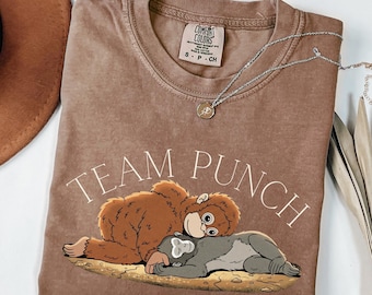 Chemise perforée bébé singe Comfort Colors®, cadeau pour les amoureux des animaux, T-shirt singe mignon, punch d'équipe, chemise faune, chemise graphique confortable