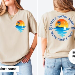 Personalized Family Beach Vacation Shirt, Family Name Shirt, Family Matching Shirts, Customized Family Trip T Shirt, Family Beach Trip