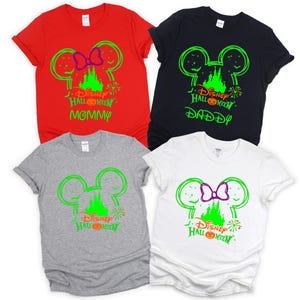 Disney Halloween 2025 Custom Shirt,Custom Halloween Disney Tshirt,Disney Family Matching Halloween Tee,Disneyland Halloween Shirts,Fall Tee