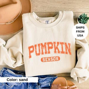 Retro Pumpkin Season Sweatshirt - Thanksgiving Gift Fall Gifts - Autumn Sweatshirt - Cute Fall Sweatshirt - Halloween Sweatshirts For Women