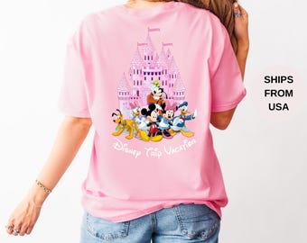 Mickey and Friends Family Matching Shirt, Disney Mickey Mouse Shirt, Disney Family Trip Shirt, Mickey Kids Toddler Birthday Tee