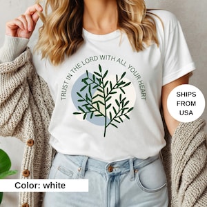 Trust In The Lord Shirt, Religious Shirt, Faith Shirt, Christian Gift, Gift For Christian,Sunday Church Shirt