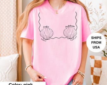Custom Beach Bachelorette Shirt, Mermaid Bachelorette Shirts, Coastal Bachelorette Shirts, Last Splash Bachelorette Shirts