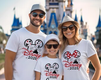Disney 2025 T-shirt, Disney Family Vacation 2025 Shirt, Disney Custom Family Shirt, Disney Family Trip Shirt, Disney Family Vacation Shirt