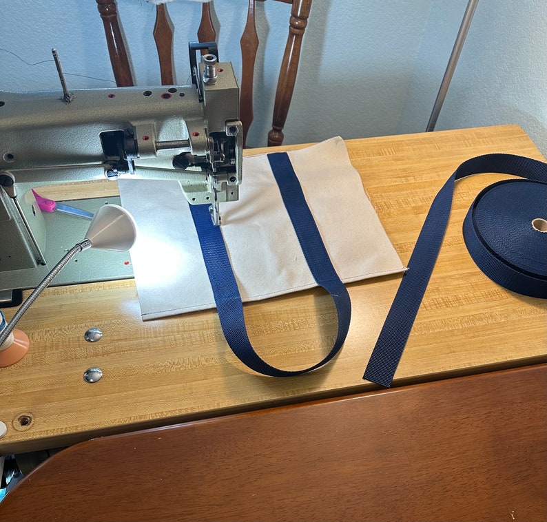 May include: Bag assembly, using a Juki industrial sewing machine.