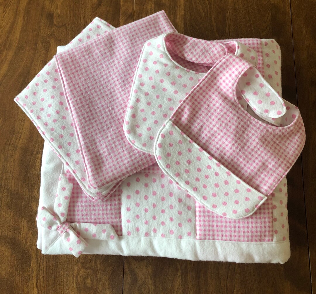 Baby Quilt Gift Set 5 Piece Etsy