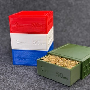 SlideCan 9mm magnetic ammo storage box 50rds
