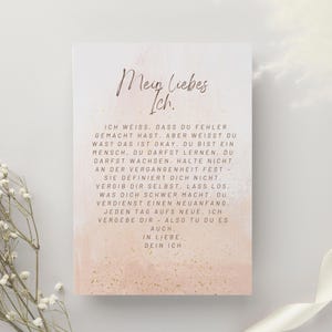 Liebesbrief an mich selbst, Selbstliebe Geschenk, Affirmationen,Selbstwert, Motivation, Achtsamkeit, Persönlichkeitsentwicklung, Dankbarkeit