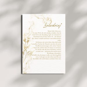 Carta de amor para hermana, regalo personalizado, mejor hermana del mundo, declaración de amor, cumpleaños, regalo de cumpleaños