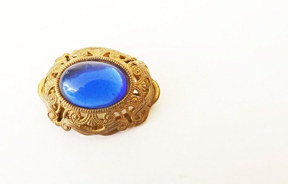 Vintage Brooch, Miriam Haskell Brooch, Designer Je
