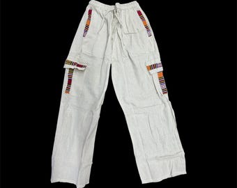 Handgefertigte Unisex-Baumwollhose