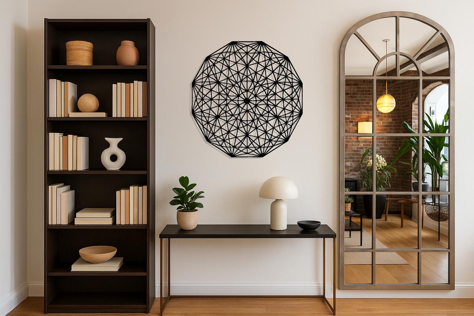 Sacred Geometry Metal Wall Art – Mandala Geometric Sculpture - Etsy