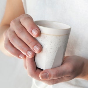 Small handmade ceramic mug | Unique pottery mug