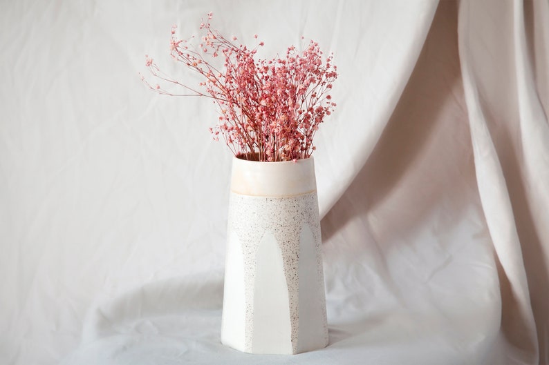 Handmade flower vase Pottery vase Large ceramic vase image 1